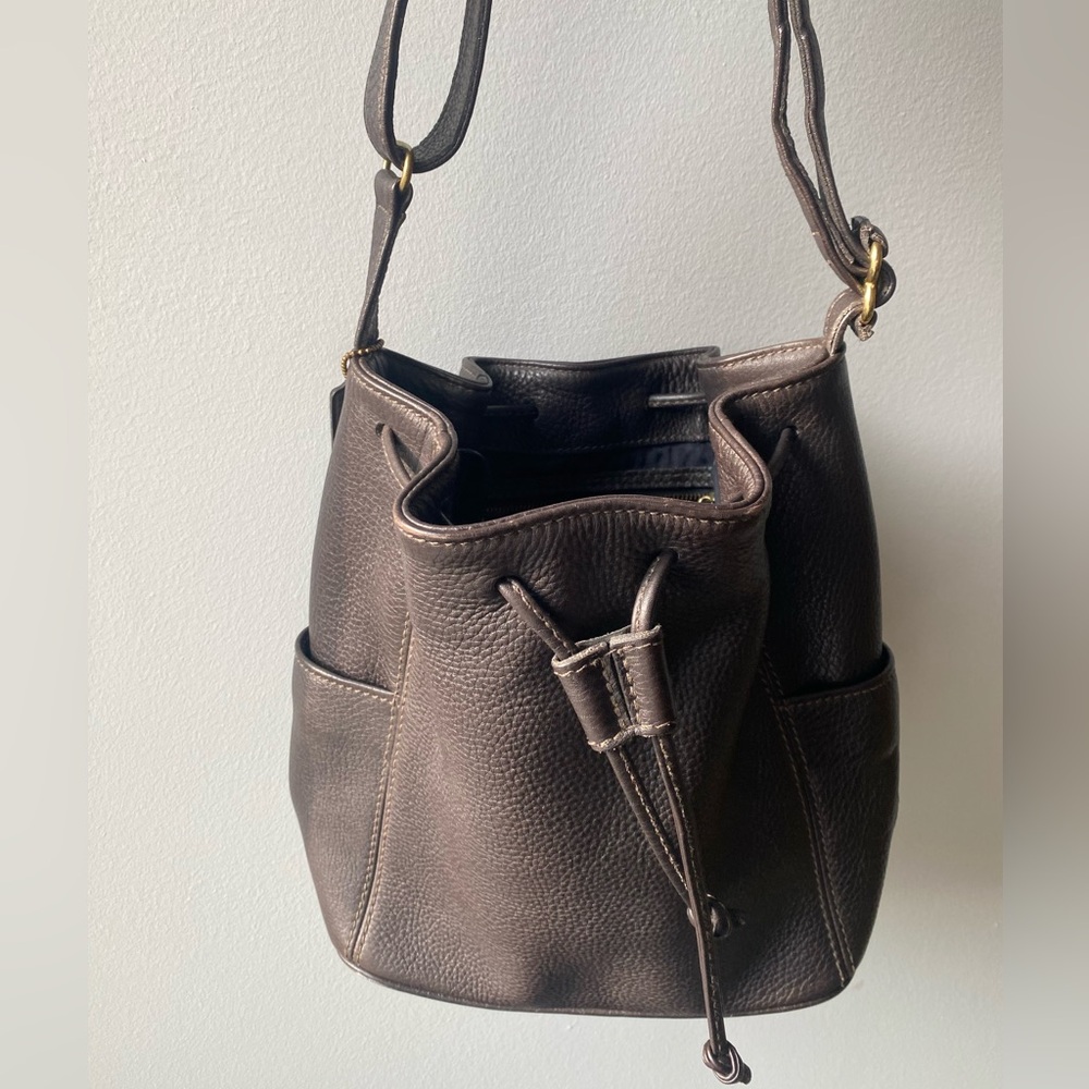 Coach Sonoma Brown Leather Bucket Bag #4926